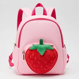 backpack in strawberry shape, product shot