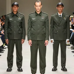 The new Forest Service uniforms designed by Rick Owens debut at Paris Fashion Week, 25mm f/1.8