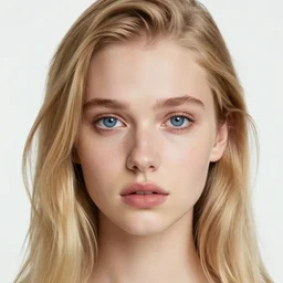 ! girl, sad look, big blue eyes, nest hair, long beautiful hair, blonde!!! beauty girl portrait, face in detail, big sad eyes, blonde hairstyles, hair everywhere, by aykut aydogdu, by roberto ferri, poster, golden ratio, cycles, colorful