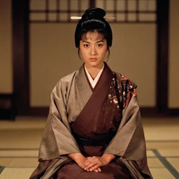a film still from mishima : a life in four chapters ( 1 9 4 5 )