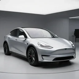 still image of a tesla car from the future