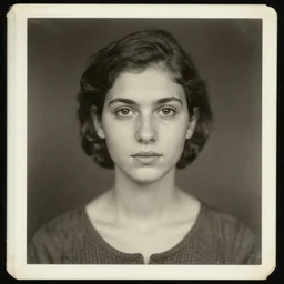 portrait of young lady, old vintage photography, damaged photo, archive, film artifacts, scratches, tears, grainy, hyperrealistic, high quality, ultra detailed