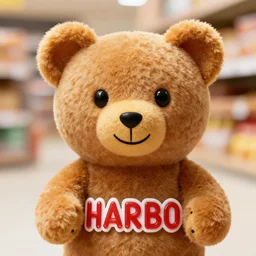 portrait of haribo bear in f