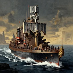 doom warship by mucha