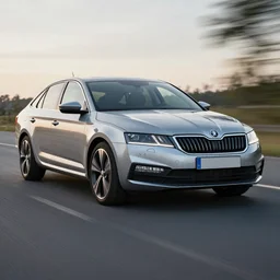 Skoda Octavia, hyper realistic, 8k, car photography