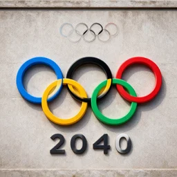 olympic games 2 0 4 0 brussels large logo, hyperdetailed, artstation, cgsociety, 8 k