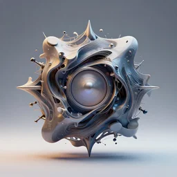 abstract drum and bass album cover art, 3D Object, octane render HD, highly detailed