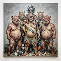 an amazing masterpiece of art by gerald brom, Zdzisław Beksiński, trash humpers