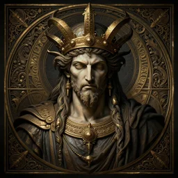symmetry!! portrait of hades, greek mythology, ancient greece, underworld, intricate, highly detailed, dark lighting, digital art, digital painting, artstation, sharp focus, illustration, art by artgerm and greg rutkowski and alphonse mucha, 8 k