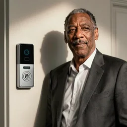 Bill Cosby on Ring Doorbell footage, creepy