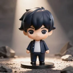 pewdiepie, An anime nendoroid of pewdiepie, figurine, detailed product photo