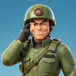 the soldier from team fortress 2 doing a funny face