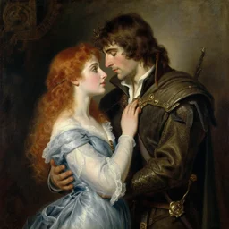 arthur pendragon in love with male merlin the mage. they are in love. highly detailed painting by gaston bussiere, craig mullins, j. c. leyendecker
