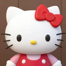 realistic human Hello Kitty