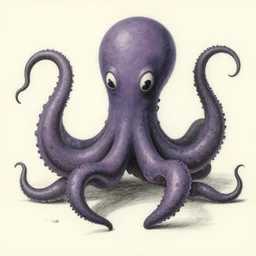 Tentacle monster, drawn by Joe Fenton