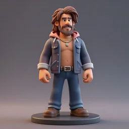 tony chopper 3 d sculpture, 3 d cg, soft studio light