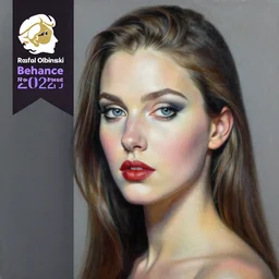 a painting of a woman, an ultrafine detailed painting by rafal olbinski, behance contest winner, pop surrealism, detailed painting, airbrush art