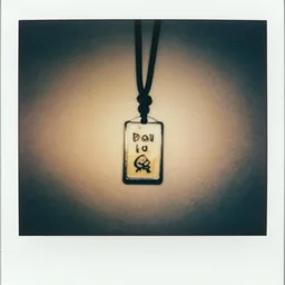 bad luck talisman, polaroid