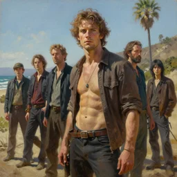 cinematic portrait of a sunny day in california, oil on canvas, masterpiece, trending on artstation, featured on pixiv, cinematic composition, dramatic pose, beautiful lighting, sharp details, hyper - detailed, hd, hdr, 4 k, 8 k, art by tim hildebrandt and wayne barlowe and bruce pennington and ruan jia and larry elmore,