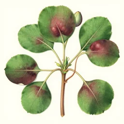 the centella asiatica in ernst haeckel style