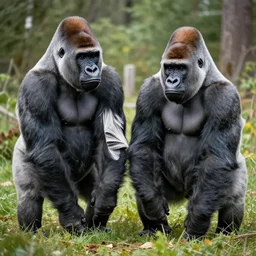 gorillas by Maria van Oosterwijk and Joseph Pickett