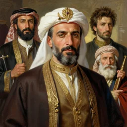highly detailed portrait of a wealthy kurdish merchant d & d. art by donato giancola, eugene delacroix, ruan jia, carl larsson, peter mohrbacher. trending on artstation, intricate details, energetic composition, fantasy, concept art, illustration, elegant art, global illuminaition