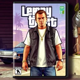 Lemony Snicket on the gta 5 cover