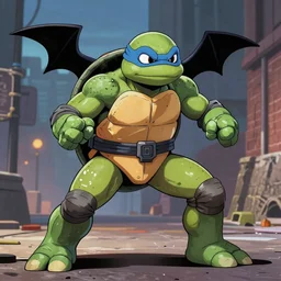 bat in teenage mutant ninja turtles style