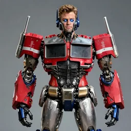 chris hemsworth! as transformer robot