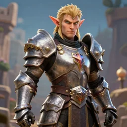 portrait elf with the hexo armor, octane render, detailed, brawl stars, unreal engine 5, cinema 4 d cinematic, artstation, greg rutkowski, clash of clan, clash royal