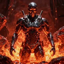 t 1 0 0 0 from terminator 2 being molten by magma