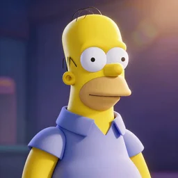 portrait art of Homer Simpson, 8k, ultra realistic , lens flare, atmosphere, glow, detailed, intricate, full of colour, cinematic lighting, trending on artstation, 4k, hyperrealistic, focused, extreme details, unreal engine 5, cinematic, masterpiece