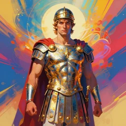 prompt! dream symmetry!! stunning portrait of ancient soldier greek!! by victo ngai, kilian eng vibrant colours, dynamic lighting, digital art, winning award masterpiece, fantastically beautiful, illustration, aesthetically inspired by beksinski and dan mumford, trending on artstation, art by greg rutkowski, 8 k