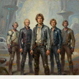 cinematic view of a retro scifi journey, desaturated, psychedelic, tim hildebrandt, wayne barlowe, bruce pennington, donato giancola, larry elmore, oil on canvas, masterpiece, trending on artstation, featured on pixiv, cinematic composition, dramatic, beautiful lighting, sharp, details, hyper - detailed, hd, hdr, 4 k, 8 k
