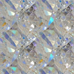 multi faceted crystal texture, seamless, colorful, pearlescent