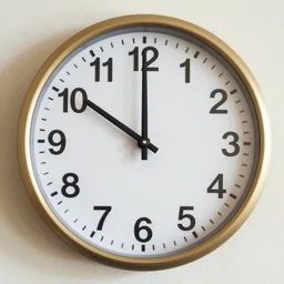 a clock showing 0600
