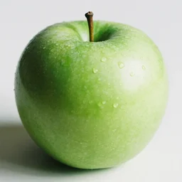 a beautiful photo of a green apple, Fujicolor Superia 1600