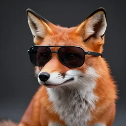vaporware fox wearing sunglasses