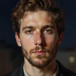 portrait of a spanish male, extreme fine detail background, night, highly detailed, high quality, digital painting, hyperrealistic, by gaston bussiere, j. c. leyendecker, craig mullins