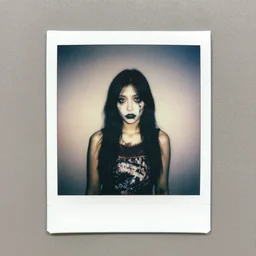 Polaroid of a zombie girl