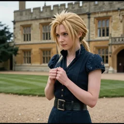 Mary crawley plays final fantasy 7 at downton Abbey