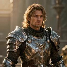 unknown The Elder Scrolls VI character portrait, partially clothed in metal-plated battle armor, atmospheric lighting, painted, intricate, volumetric lighting, beautiful, golden hour, sharp focus, ultra detailed, by Leesha Hannigan, Ross Tran, Thierry Doizon, Kai Carpenter,Ignacio Fernández Ríos