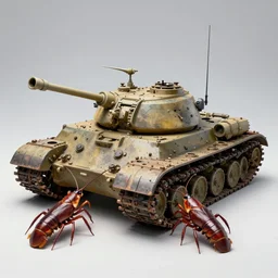 mix of tank and cockroach