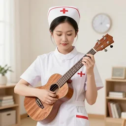 a ukulele that is a nurse