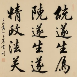 abstract chinese calligraphy
