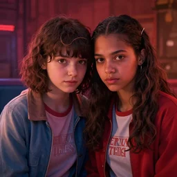 it's you and me, won't be unhappy ( ye - yeah, yeah, yo ),, stranger things, cinematic, photorealistic, artstation, highly detailed, volumetric lighting