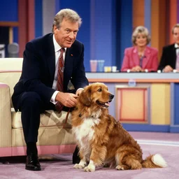 bob barker preparing to spay price is right contestant's dog, tv footage, gameshow, 1 9 9 5