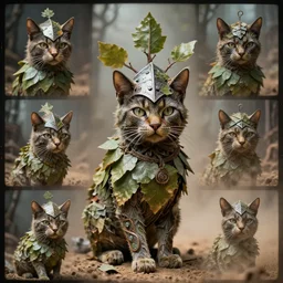 glass collage of lomography shot of a realistic cataphract fierce tree made of leaves, headdress, depth of field, dusty, dramatic light, dystopian environment, intricate, highly detailed, artstation, sharp focus, artgerm