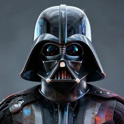 portrait of Darth Vader as a cyborg. intricate abstract. intricate artwork. by Tooth Wu, wlop, beeple, dan mumford. octane render, trending on artstation, greg rutkowski very coherent symmetrical artwork. cinematic, hyper realism, high detail, octane render, 8k, iridescent accents