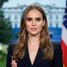 portrait photo of president natalie portman, photo by pete souza for the white house